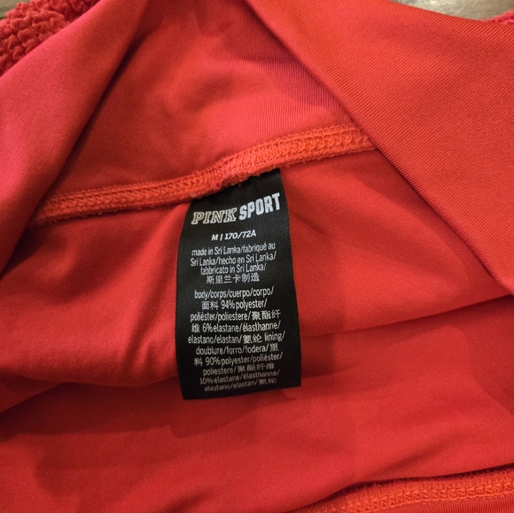 PINK Women Bathing Suit Size Medium, Red! Never worn - Picture 10 of 10